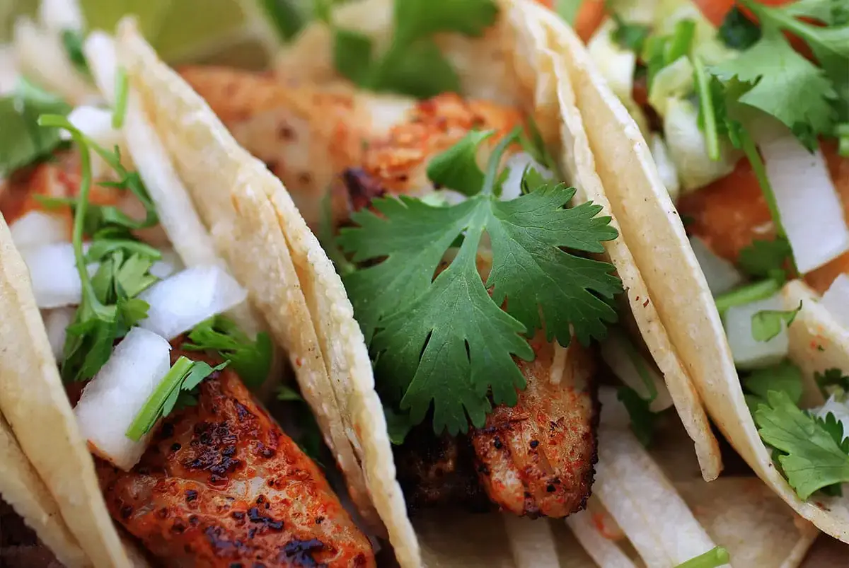 taco-fish-and-grilled-with-fresh-lime-and-cilantro
